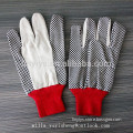 Wholesale pvc dotted canvas garden gloves from China factory